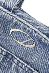 ODDシグネチャーデニムカッティングミニバッグ / ODD Signature Denim Cutting Mini Bag