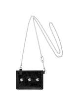 NO.629 [BURNISH] スパイキーレザーカードウォレットクロスネックレス