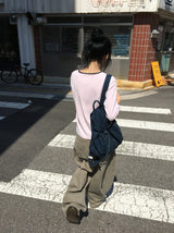 26SS★ [BAONHAUS] Ketron Color Matching Three Quarter Tee