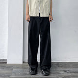 Relaxed Pleat Wide Trousers