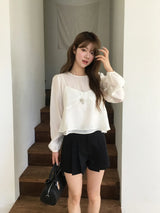 Paul bustier set blouse 