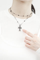 Wimre Cross Layered Necklace
