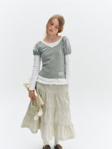 Dot Puff T-Shirt (Grey)