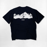 マウンテンシルエットオーバーフィットTシャツ - 4COLOR