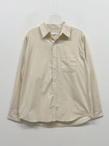 [Unisex] ソリッドコットンオーバーフィットシャツ