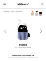 wishmore スモールドールバッグペンダントキーチェーン