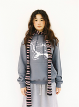 Pixel Dolphin Hoodie - Charcoal   
