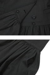 LIORA JACKET DRESS charcoal