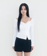 リンカーディガン (White)