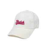 レタリング リラックスフィット ボールキャップ【WHITE】