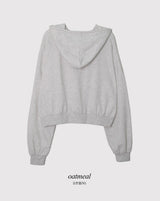 エブリデイ2WAYクロップルーズフードジップアップ（9color）