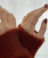 skein black ring(2set)