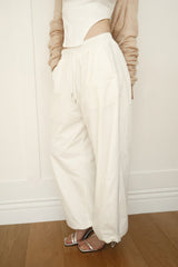  Side line track pants (ivory)