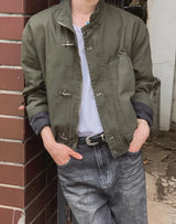 Garron Stand Collar Cotton Field Jacket