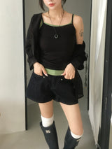 Rivet Pocket Denim A Pants (2c)