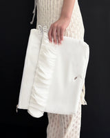 フリリッシュラップトップポーチ (white)