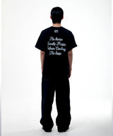 ハンドリトゥンカウボーイTシャツ-BLACK