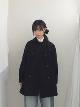 Raglan A-line coat