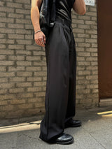 Ron two-tuck wide slacks