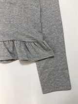 フリルロングスリーブTシャツ