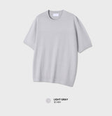 Look Rogane Premium Cotton Blend Round Short Sleeve Knit