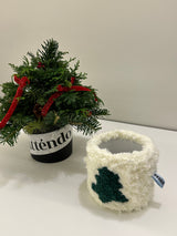 Fuzzy pot_Tree (Xmas)