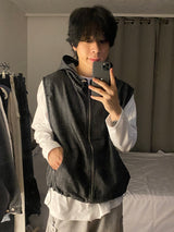 Jデニムベスト2C