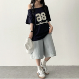 Deronspan Unbal Shoulder Boxy Fit Short Sleeve Tee