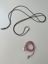 [Hand made/925silver] Long string bean ネックレス (2color)
