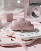 [tripleS Lynn Necklace] プレッツェルカラーボーンネックレス - Silver Color