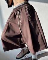 BACK カーゴレイリング ピンタック バミューダ 🩶🤍🍪🖤5COLOR