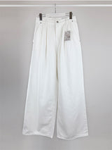 SLAB PINTUCK WIDE JEANS (3C)