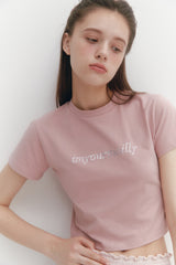 Crystal Hotfix T Pink