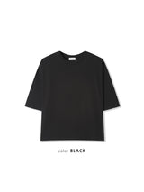 オーバークロップベーシック半袖Tシャツ 3C