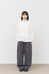 (W)レアピンタックスウェットパンツ