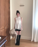 new first high-waist span short pt