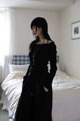 Bella brushed shirring knit