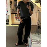 [S/S] Shoulder button half knit(4color)