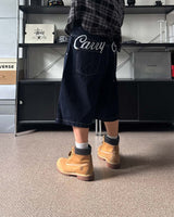 PD ハンドルエンブロイダリーバミューダコットンパンツ