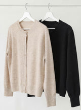 Aver Layered Cardigan Knit