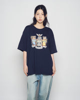 25FW NYオマージュ半袖Tシャツ ダークネイビー