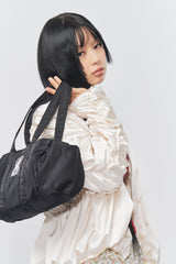 スポーツロゴ バレリーナバッグ Black