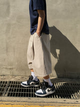 Mio Basic Pintuck Bermuda Pants 2C