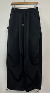 スナップ 🖤パラシュートジューシーバルーンパンツ🩶🖤💚🤎4カラー