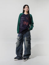 ウォーケラグランオーバーフィットTシャツ