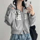Nova Lettering Hoodie Zip-up (4 colors)