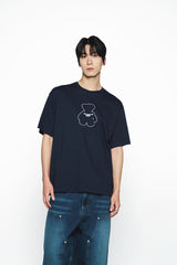 25SS ベアドールラインアーカイブショートスリーブTシャツ ダークネイビー