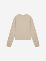 1/2 S.T.C. ライティングロゴロングスリーブ (BEIGE)