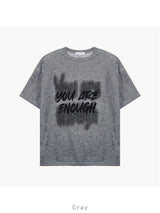 Enough Knit Short-Sleeve Tee (4 Colors)
