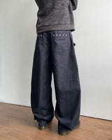 Warp Herringbone Stripe Pants